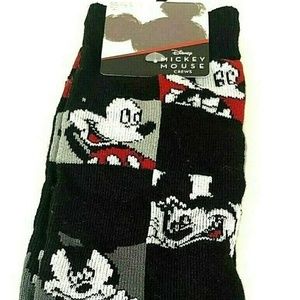 Mickey Mouse Men’s Crew Shoe Size 6.5-12 Sock Size